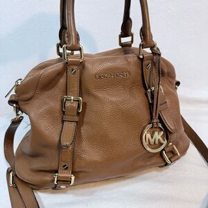 Michael Kors Bedford Legacy Satchel Brown Leather